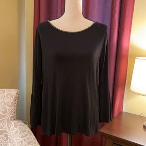 White House Black Market Bell-Sleeve Blouse